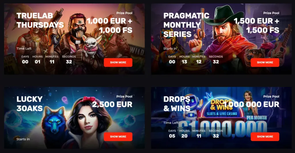 N1Bet Casino Tournaments