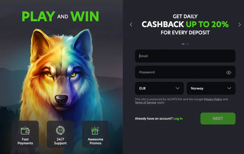 NeoSpin Casino Sign Up