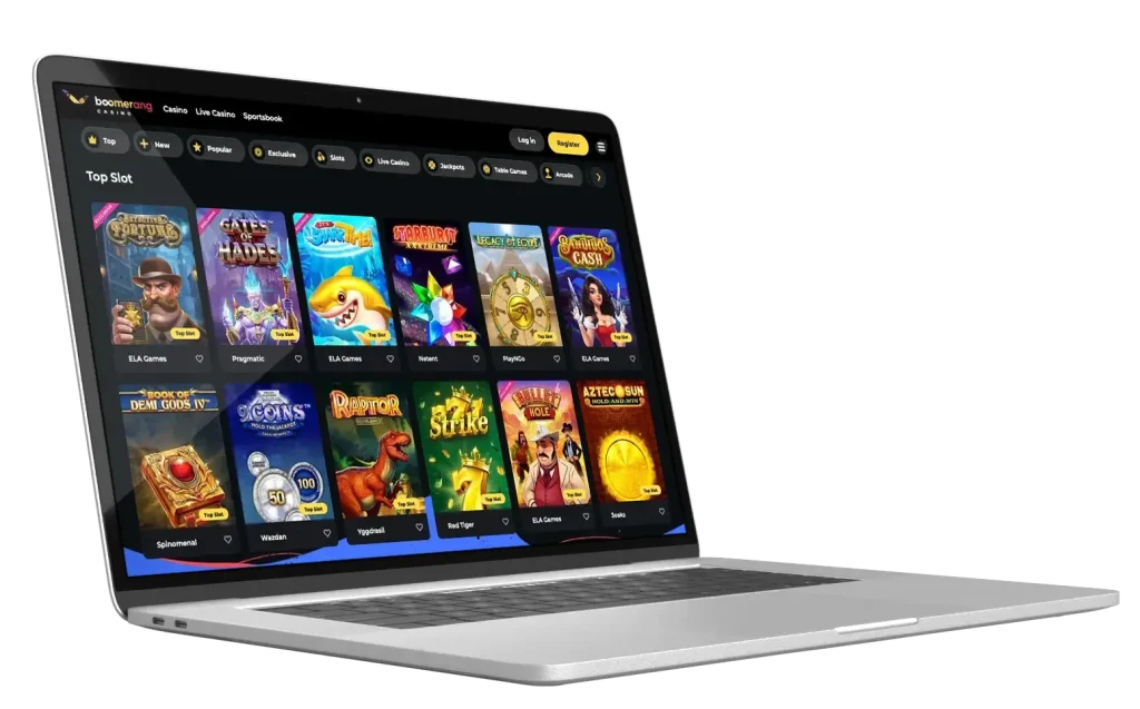 Top Slots at Boomerang Casino