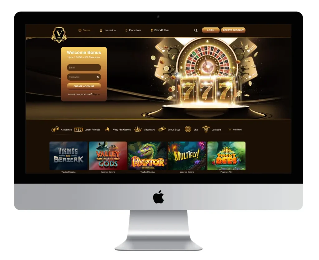 Vasy Casino Official Website