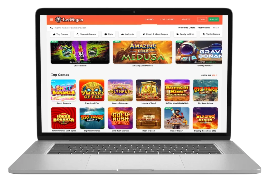 LeoVegas Casino Official Website