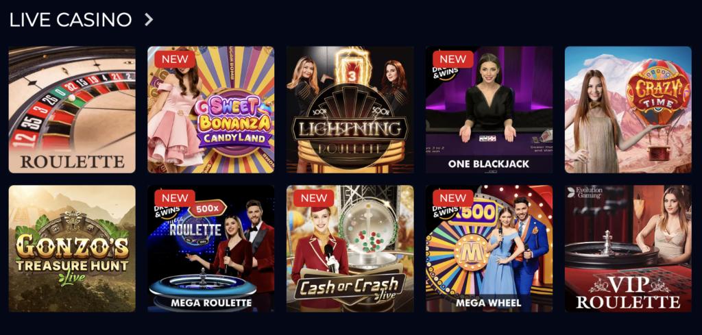 MegaSlot Live Casino