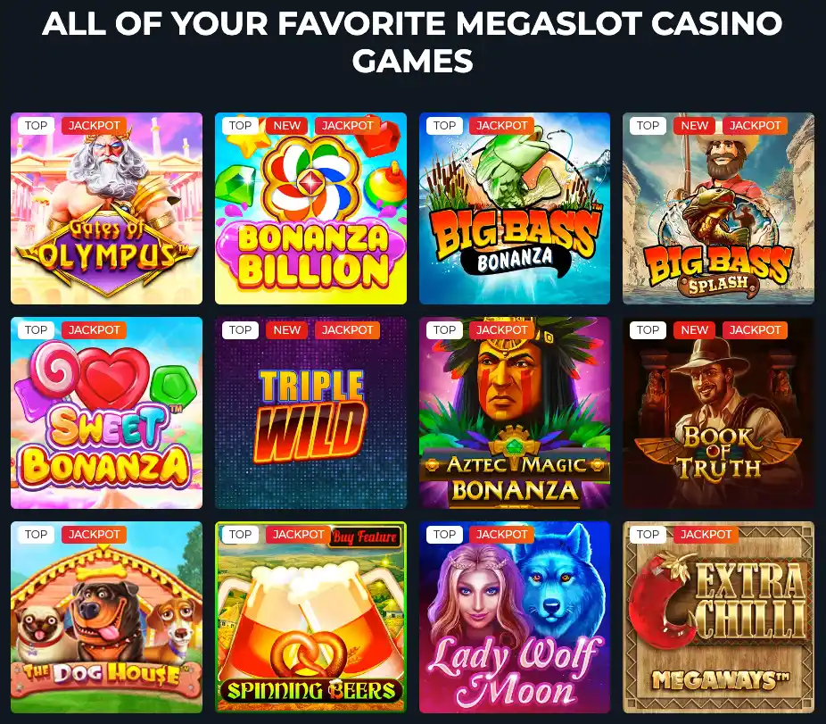 MegaSlot Jackpot Games
