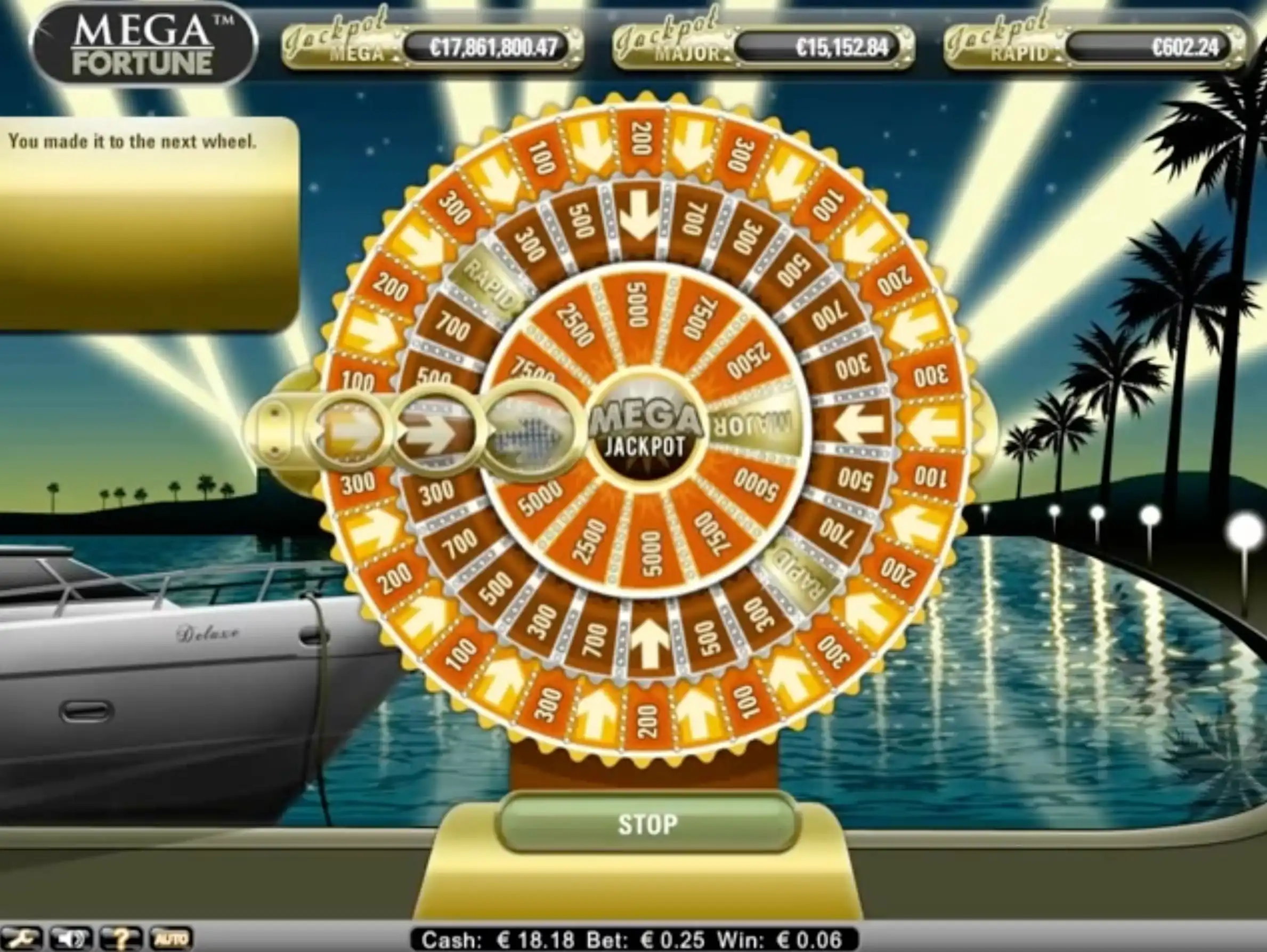 Mega Fortune Jackpots