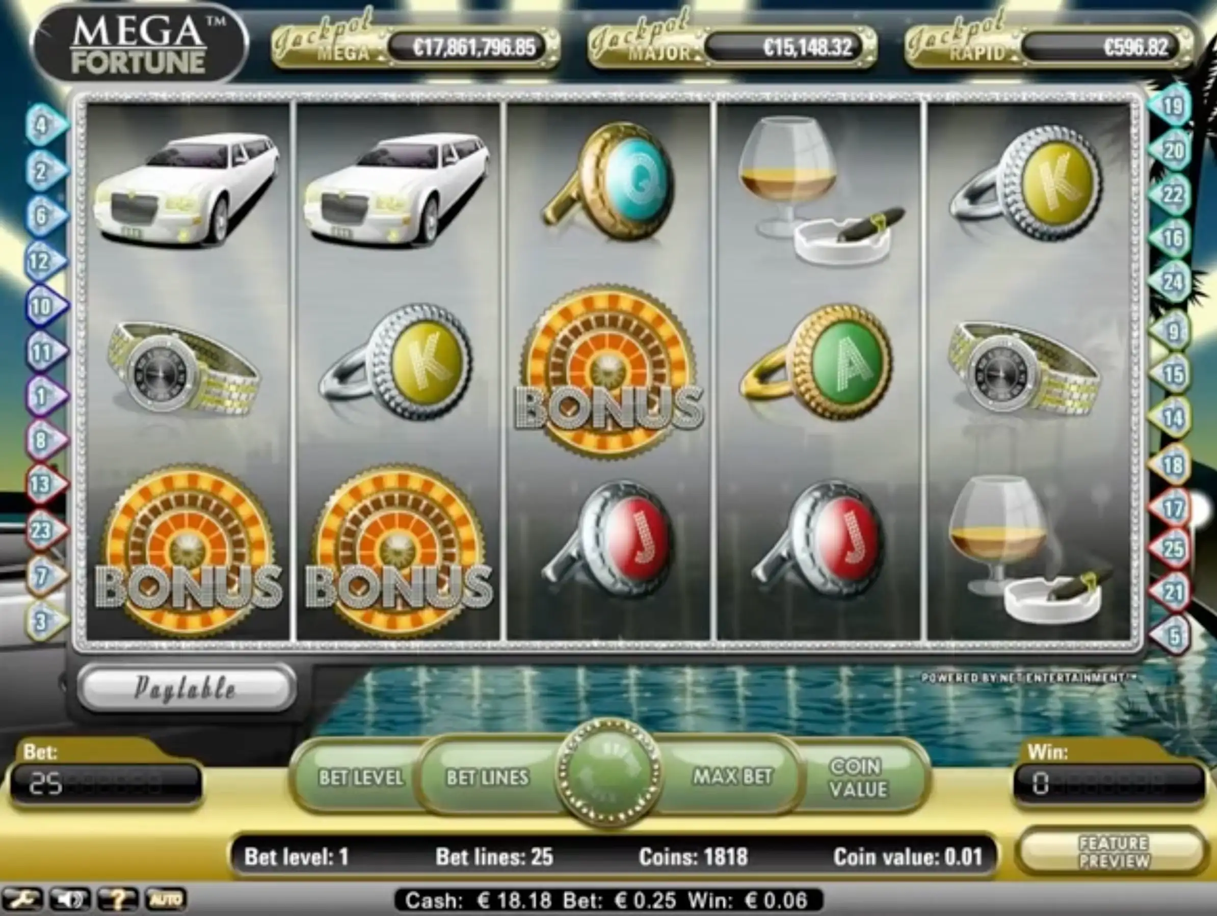 Mega Fortune Slots
