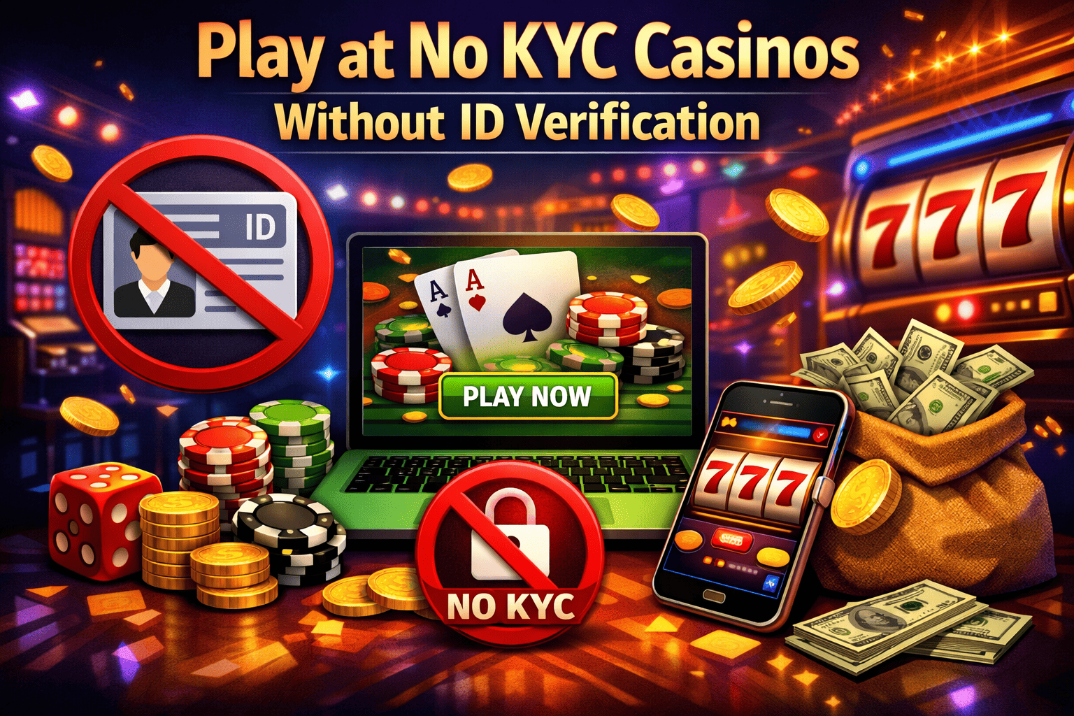 Play at No KYC Casinos Without ID Verification