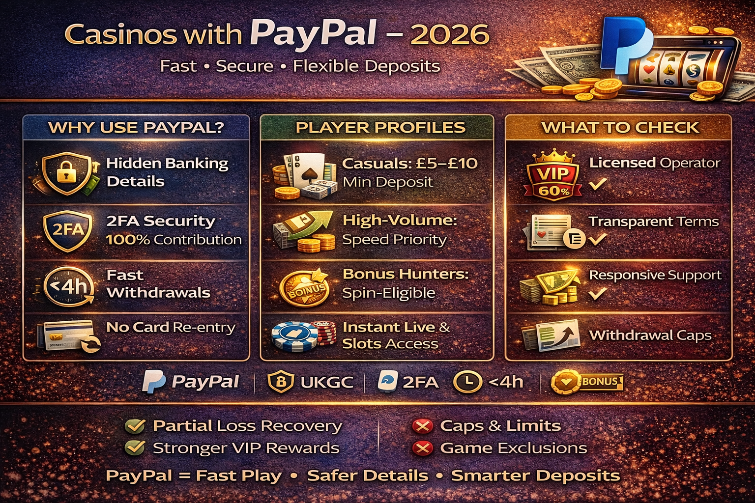 Casinos with PayPal 2026