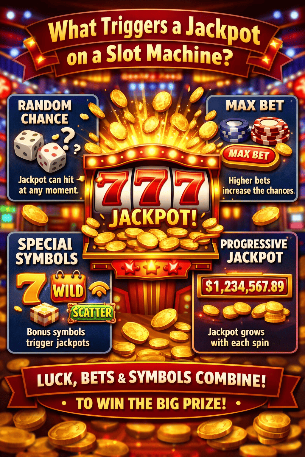 What Triggers a Jackpot on a Slot Machine?