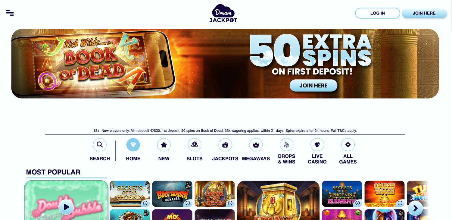 Dream-Jackpot Casino Review