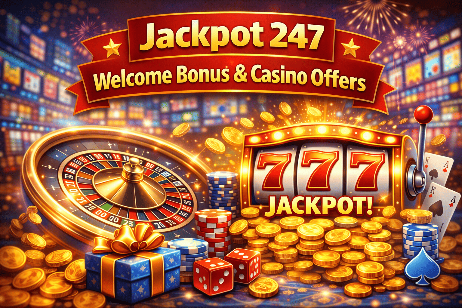 Jackpot247 Welcome Bonus