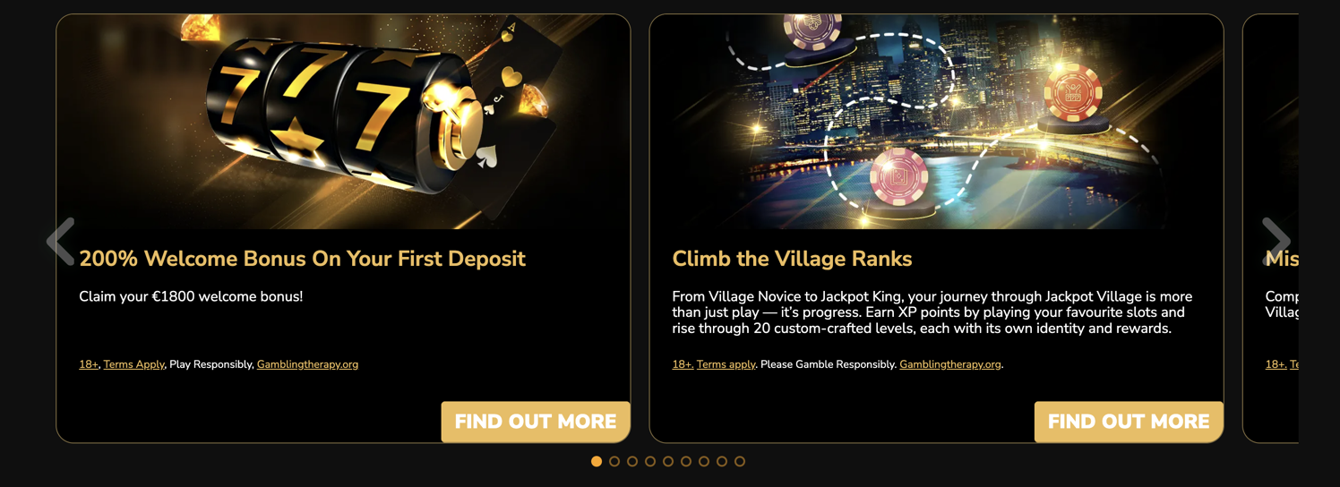 Jackpot Village Bonus