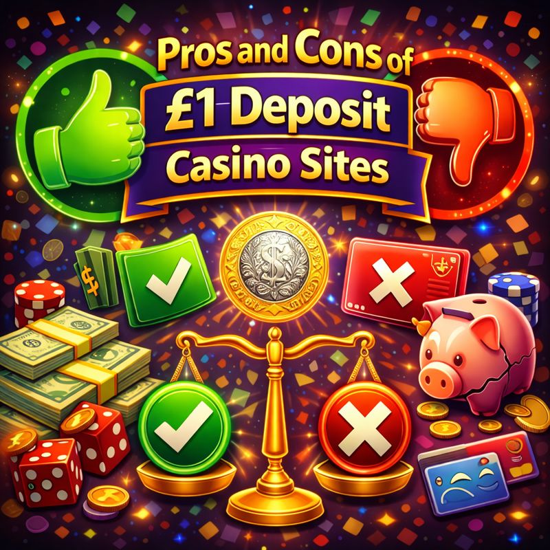 £1 deposit casino pros and cons