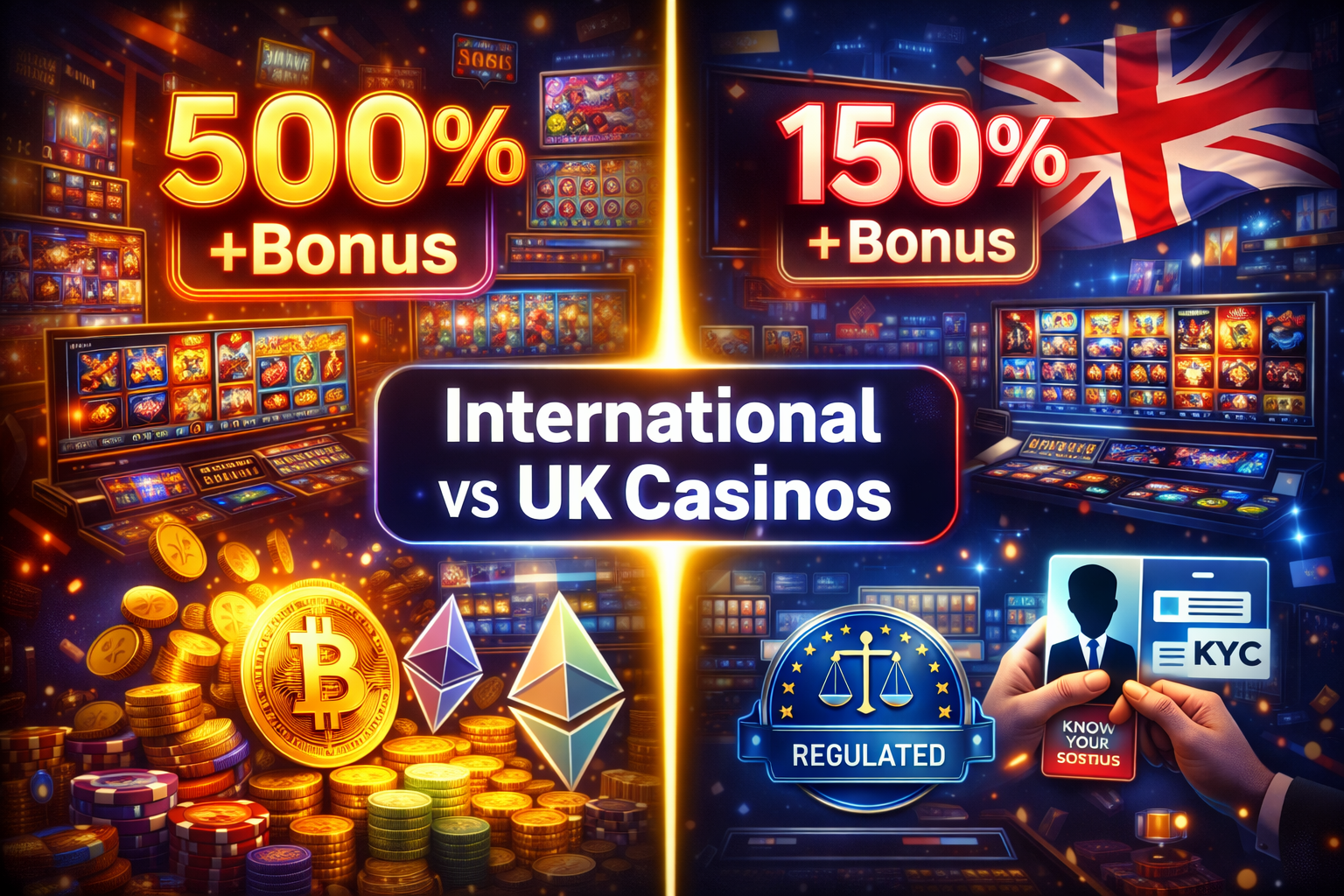 International Casinos vs UK Online Casinos 2026