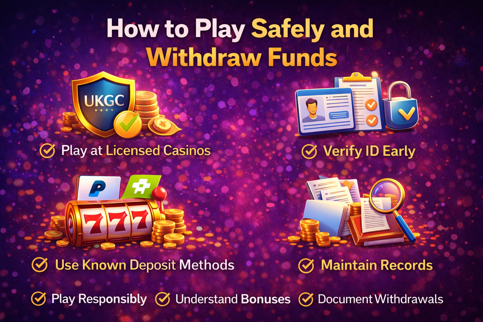 How to Play Safely and Withdraw Funds 2026