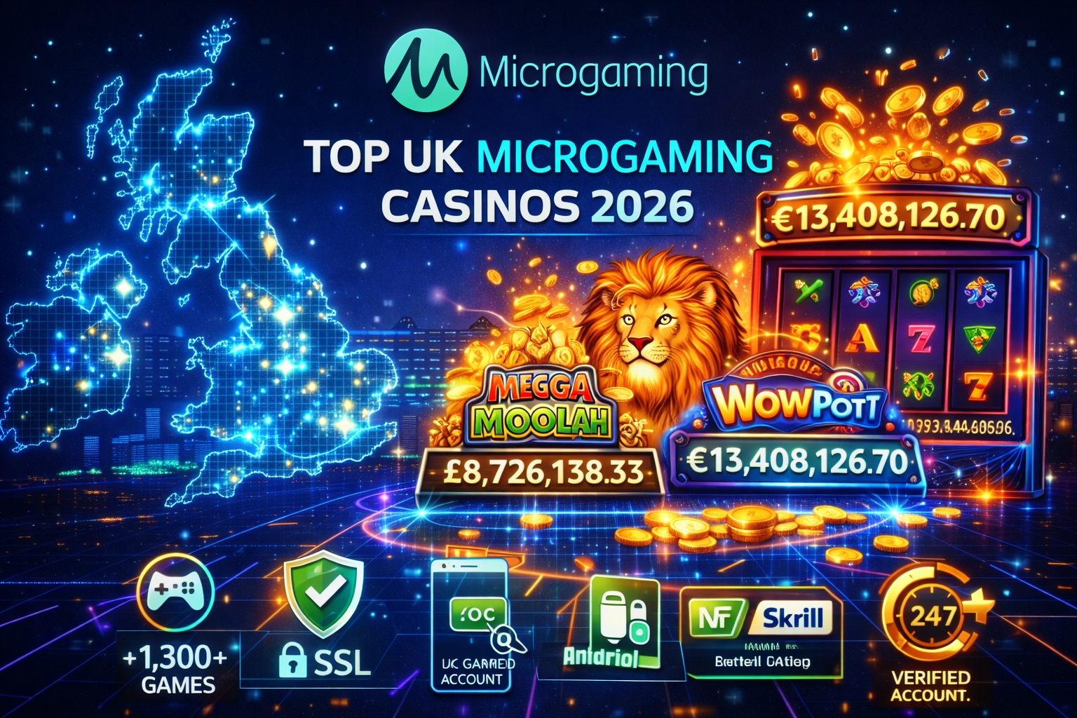 Best 10 Microgaming Casinos in the UK 2026