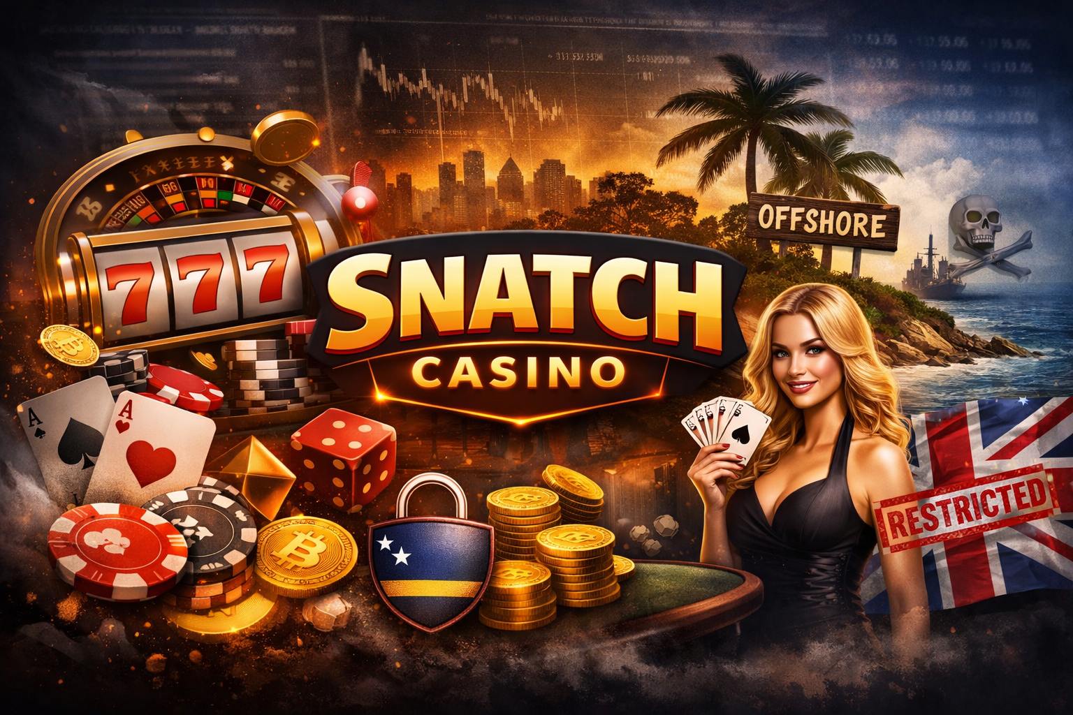 Snatch Casino offshore online casino illustration